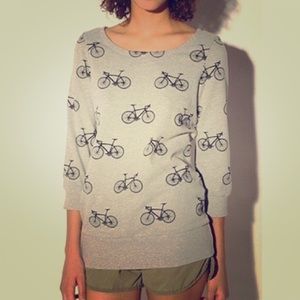 Truly madly deeply bicycle/ bike sweater